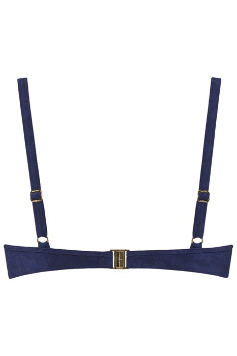 PADDED PLUNGE BALCONY BIKINI TOP PURITSU BLUE   2