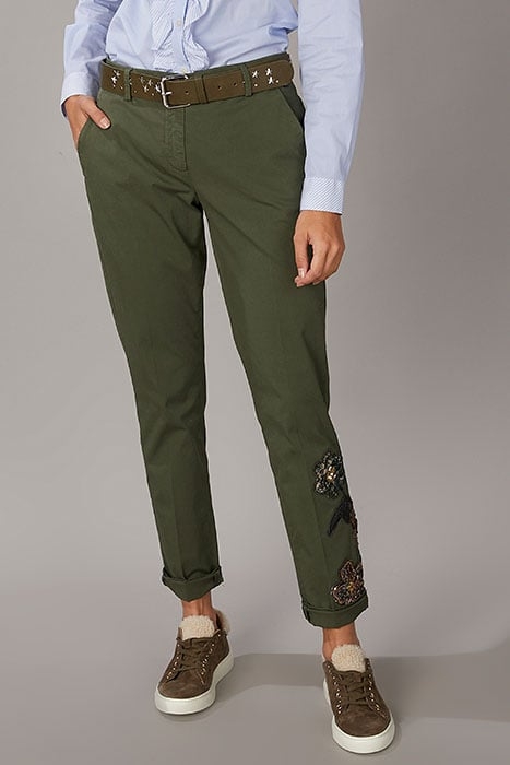 BASIC PANT FLOWER GREEN 7