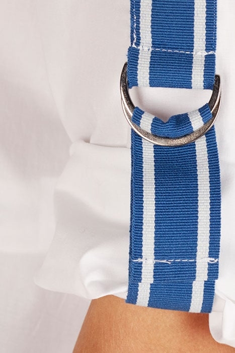 SHIRT LS TAPE WHITE 6