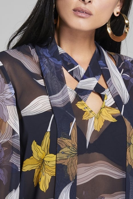 MARCIANO BY GUESS LILY LOVE TOP LILY LOVE PRINT 6