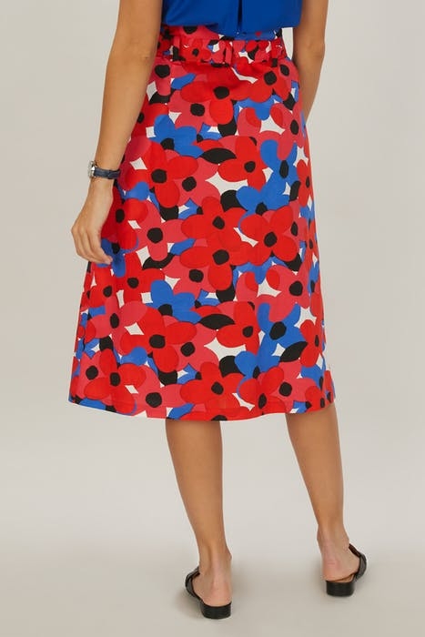 SKIRT APPLIED POCKETS + BELT S00227 5