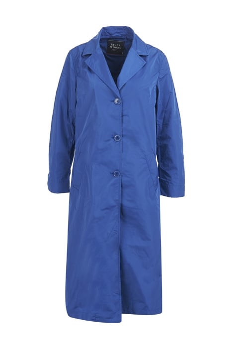 LONG COAT BTN SLIT BACK ELECTRIC 1