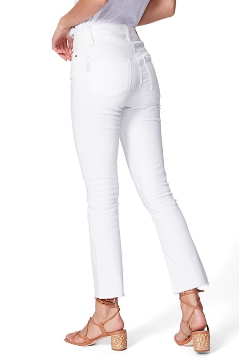 COLETTE CROP FLARE RAW HEM GOLDEN SAND DISTRESSED 4