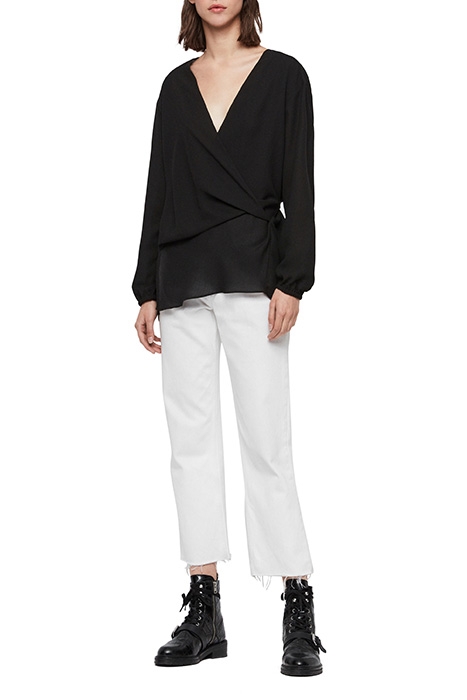 MIA SLEEVE TOP BLACK 4