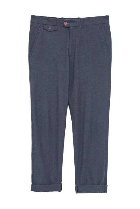 CHUKAR HERRINGBONE TROUSERS DARK NAVY 1