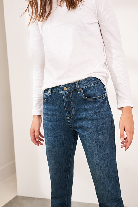RELAXED SLIM JEANS MID DENIM 5