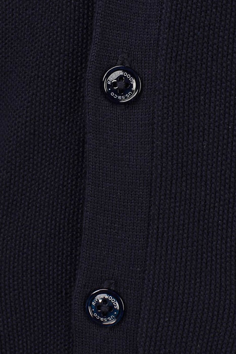 COMMUNION V-NECK PIQUE SPENCER BLUE 2