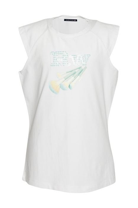 DOUBLE SLEEVE CREWNECK T-S SS WHITE 1