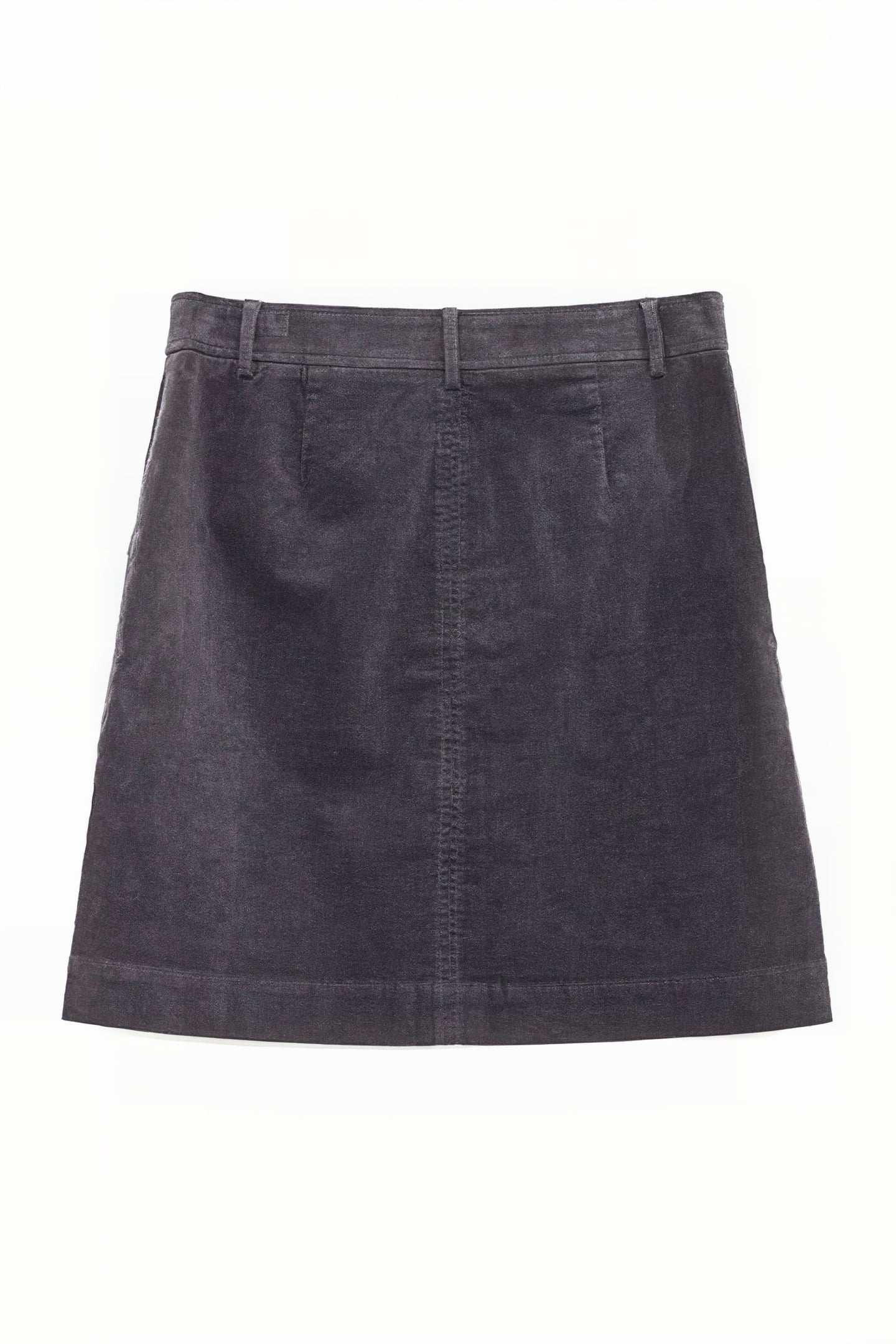 CANTERBURY ORGANIC CORD SKIRT MID GREY 6