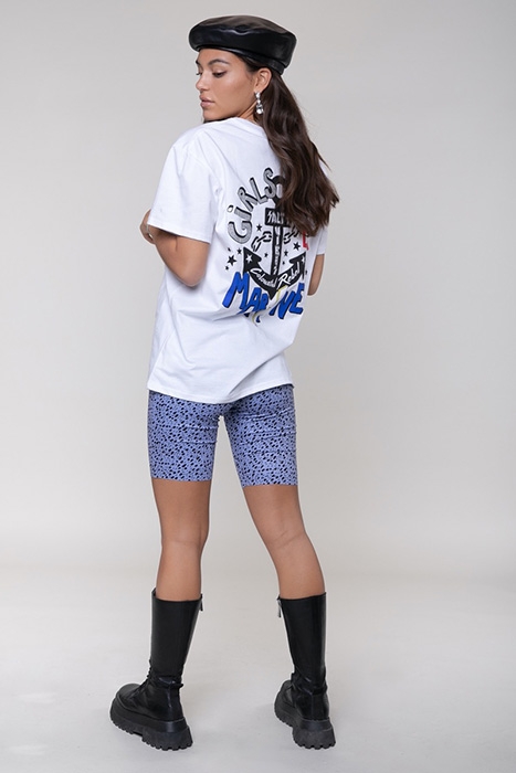 CANDY LEOPARD CYCLESHORT SOFT BLUE 2