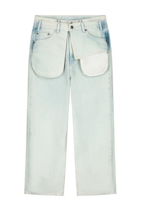 BLEACH DENIM HALART PANTS 4