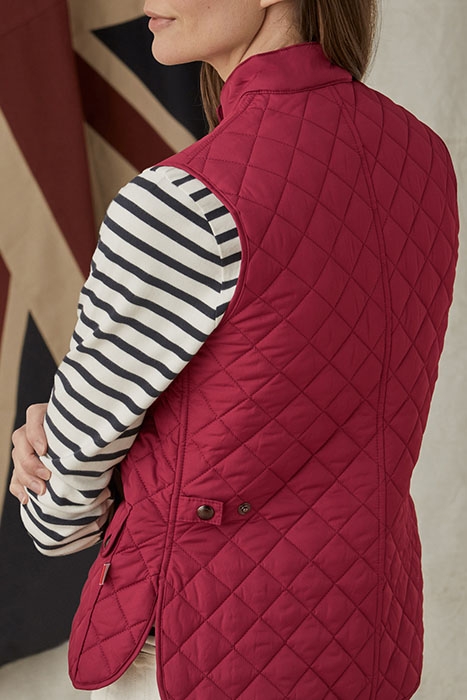 AMERICAS CUP WAISTCOAT DARK RED 2