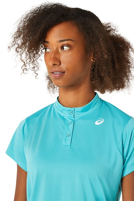 CLUB TENNIS POLO-SHIRT TECHNO CYAN 4