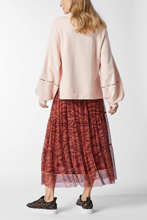 SKIRT PRINTED MESH GINGER SPICE 3