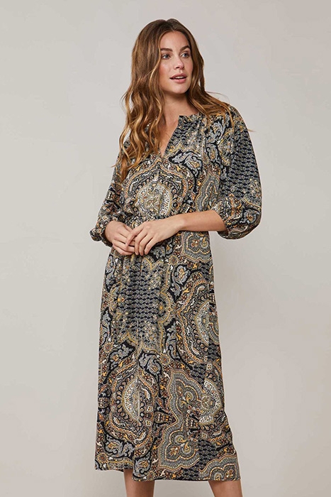 DRESS ALL-OVER PRINT BLACK 5