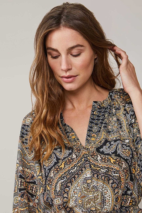 DRESS ALL-OVER PRINT BLACK 6