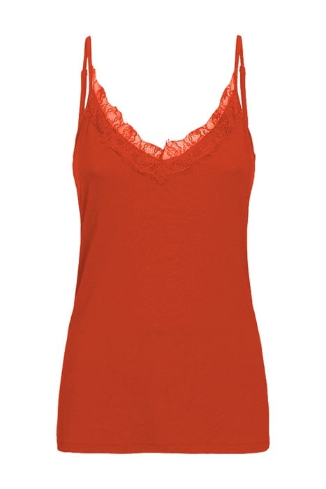 CLASSIC SINGLET ECOVERO VISCOSE EA BRANDY 1