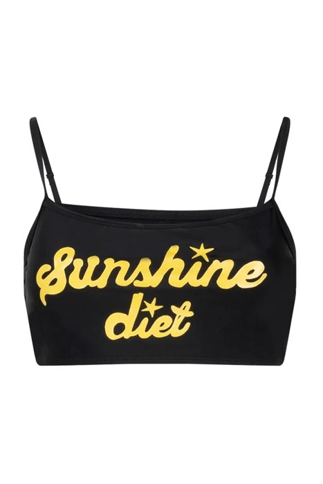 KIM SUNSHINE DIET BIKINI TOP BLACK 1