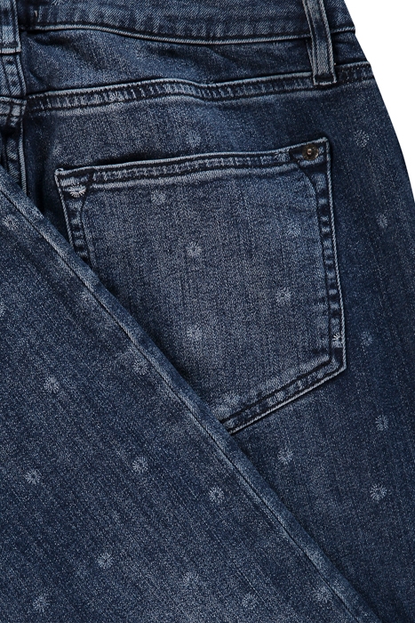 STRAIGHT PRINTED CROP LIGHT DENIM 3