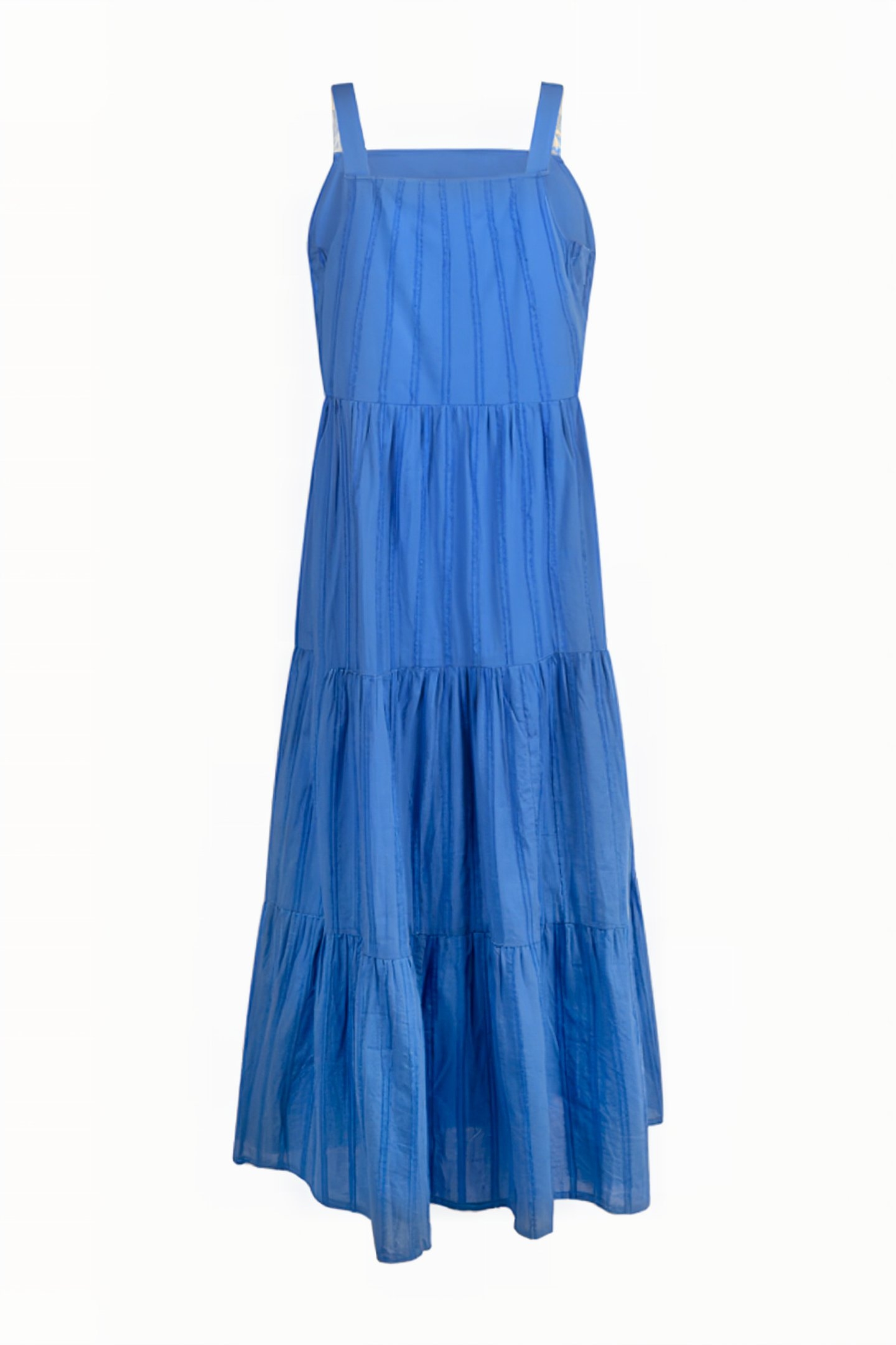 NISHA DRESS BRIGHT BLUE 2