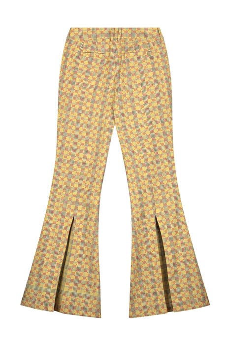 YELLOW CHECK KACY PANTS 2