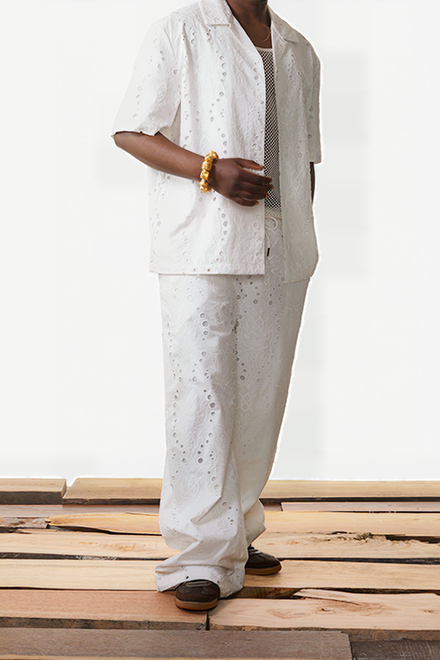 WHITE KOVAN LACE SHIRT 1