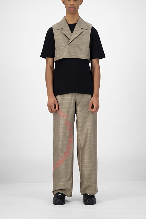 SAND CHECK KONE VEST 1