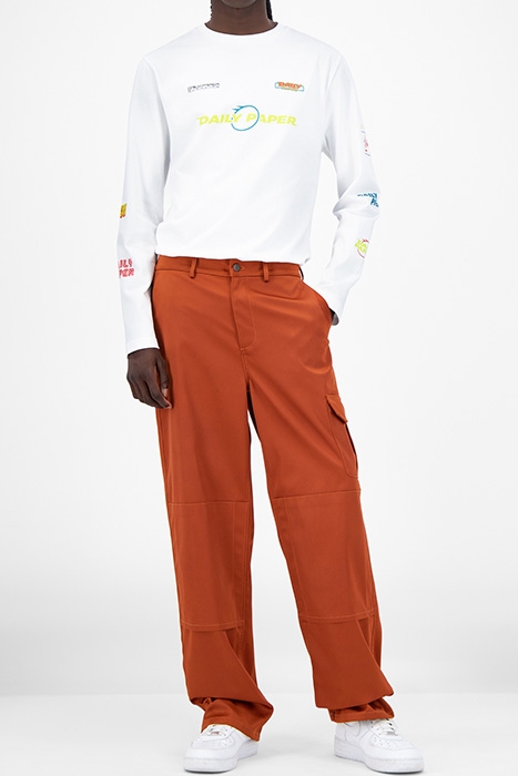 RUST JEFAC SATIN PANTS ORANGE 4
