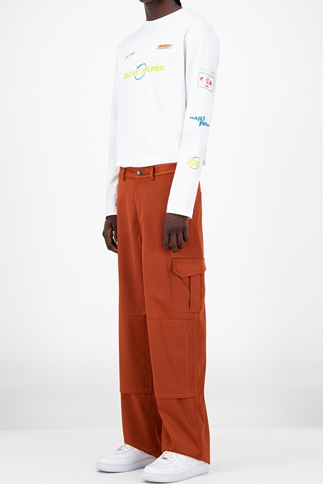 RUST JEFAC SATIN PANTS ORANGE 3