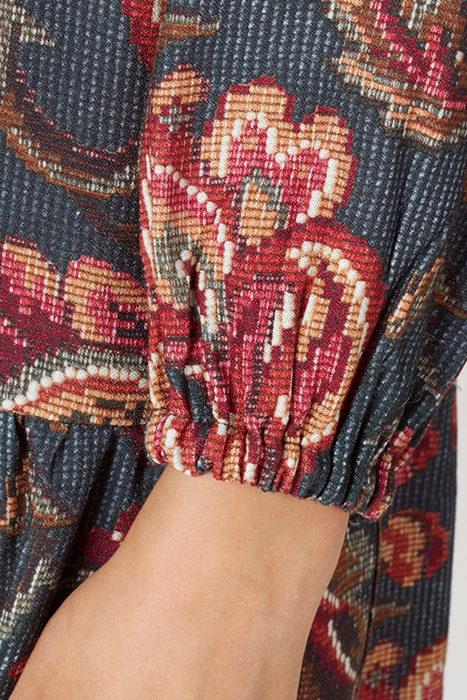 LOOSE VISCOSE DRESS GREEN 5