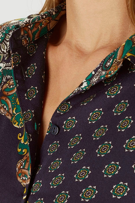 LONG VISCOSE DRESS BLUE 5