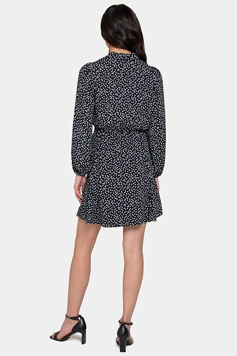 LIZZIE PUSSYBOW SKATER DRESS CLUSTERED BLACK SPOT CLUSTERED  3