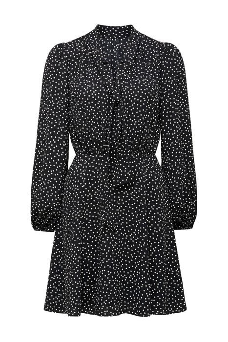 LIZZIE PUSSYBOW SKATER DRESS CLUSTERED BLACK SPOT CLUSTERED  4