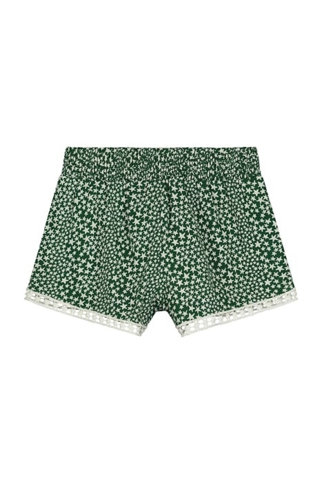 GIRLS TUVALU WOVEN SHORT HUNTER GREEN 2