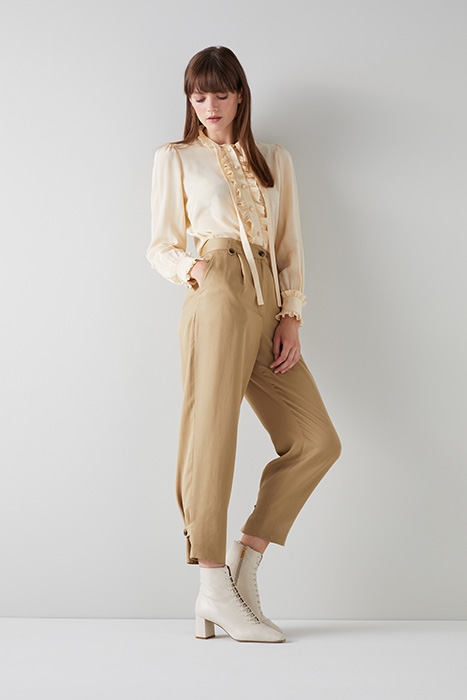 AMY WIDE-LEG & FLARED JEANS  CAMEL 1