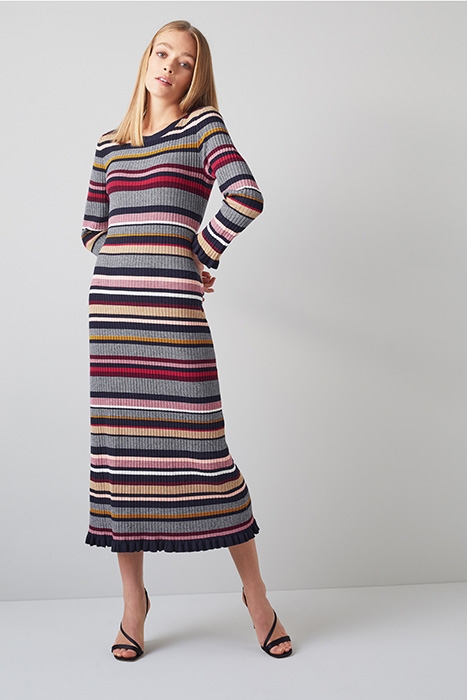 LILLIAN MIDI DRESS PINK 1