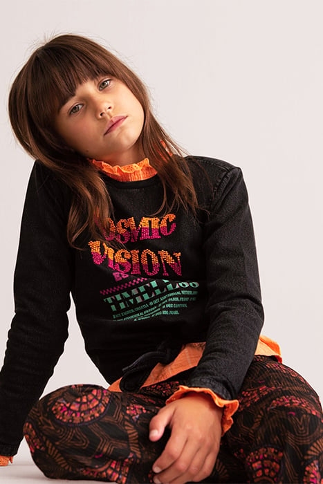 Printed tee jill&mitch by shoeby darkgrey 4