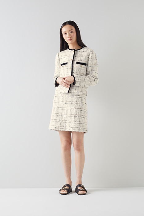 SILVIA MINI SKIRT CREAM 2