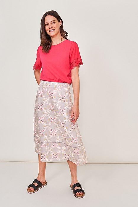 DIXIE LINEN SKIRT NAT 2