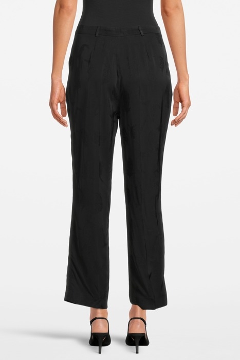 CROP FLARE PANTS JET BLACK W/ FROST G 2