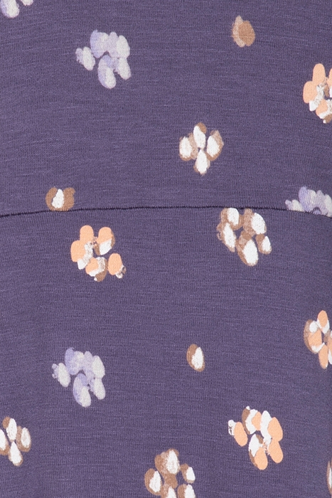 KARA ECO VERO JERSEY DRESS PURPLE MULTI 3