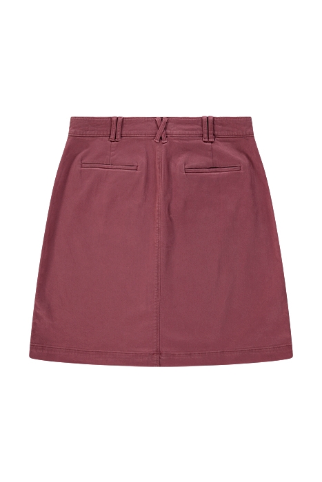 MELODY  COTTON SKIRT MID PLUM 2