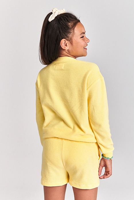 GIRLS HONOLULU SWEATER PINA COLADA YELLOW 4