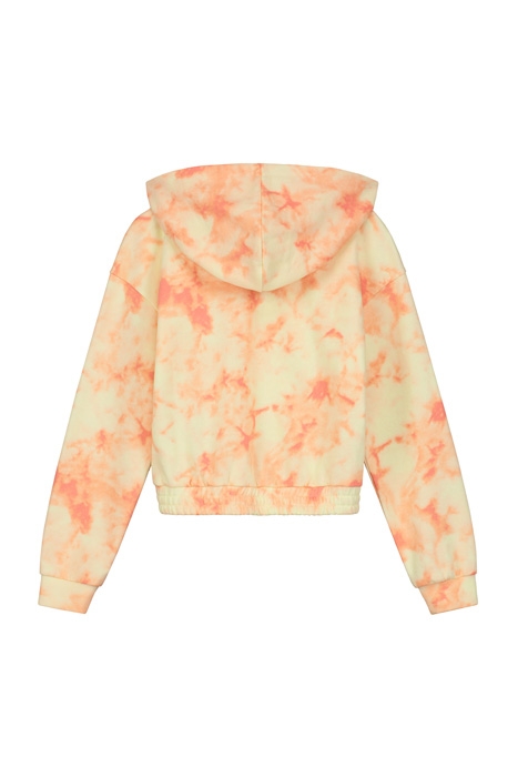 GIRLS QUINCY HOODIE TYE DYE STRAWBERRY PINK 2