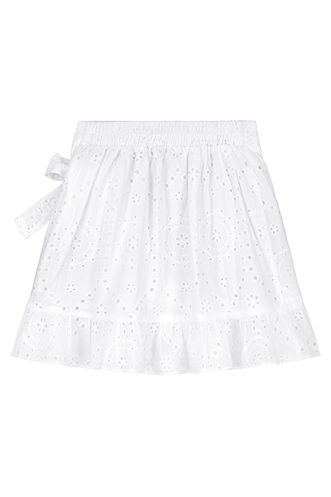 GIRLS CALIFORNIA SKIRT BRODERIE ANGLAISE BRIGHT WHITE 7
