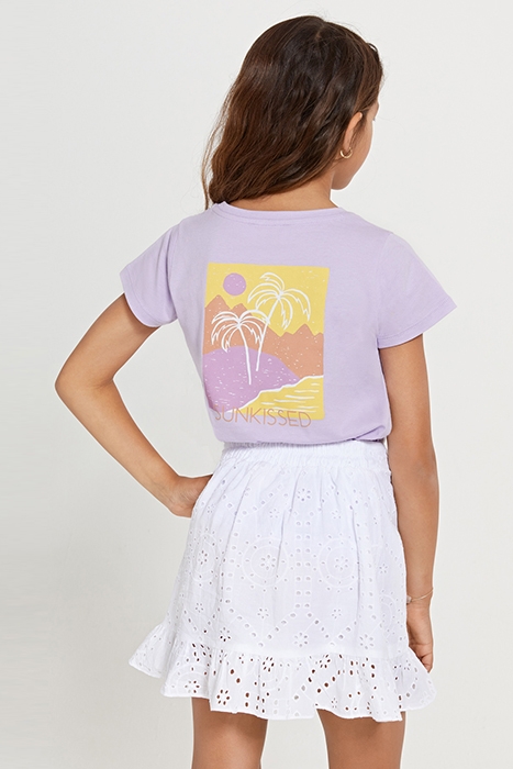 GIRLS CALIFORNIA SKIRT BRODERIE ANGLAISE BRIGHT WHITE 4