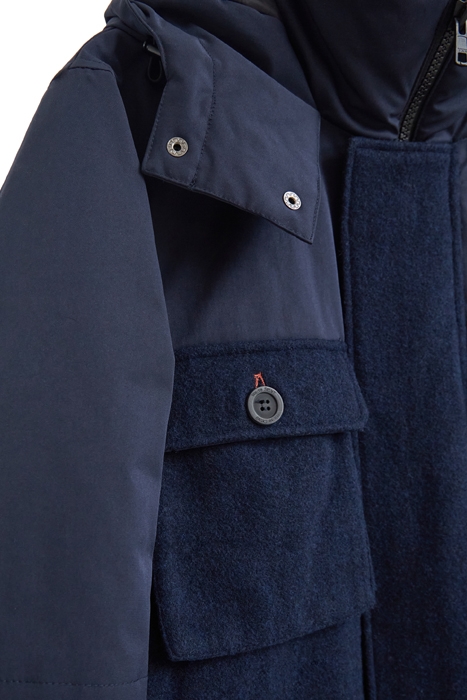 DANTON FABRIC MIX PARKA DARK NAVY 5