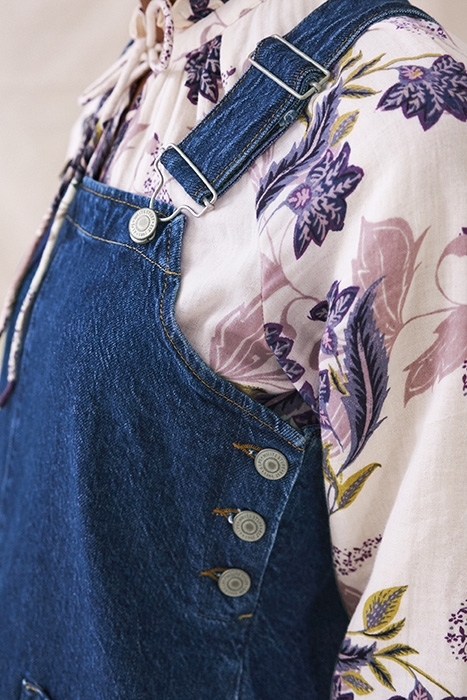 WILLOW DENIM MIDI PINNY DRE  DENIM 6