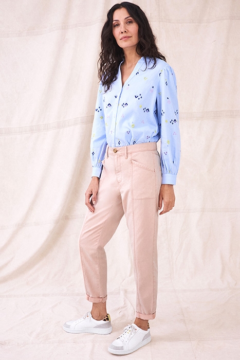 THEA TROUSER MID PINK 2