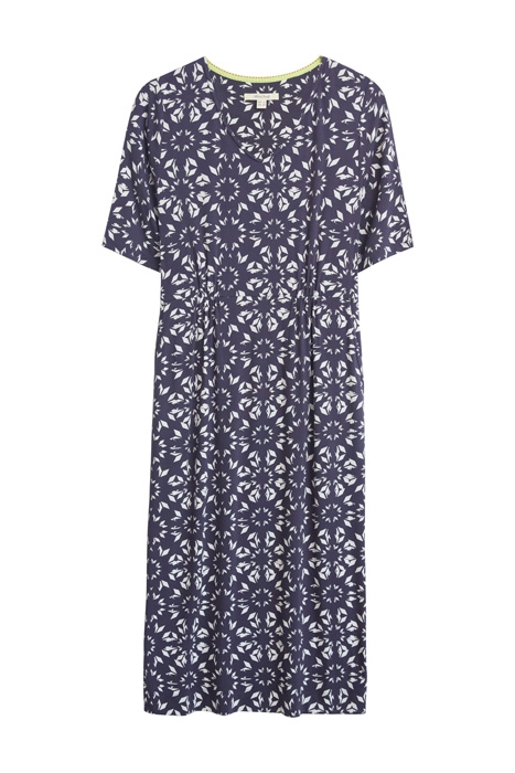 KARA ECO VERO JERSEY DRESS PURPLE MULTI 1